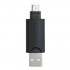 Светодионый брелок Swiss+Tech Mobile-Tech Key Cables Micro-USB Черный оптом