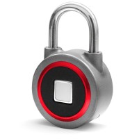 Умный электрозамок GLS универсальный Bluetooth+Fingerprint красный