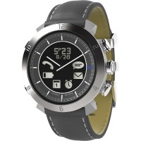 Часы COGITO Classic Watch для iPhone / Android серые (кожаный ремешок)