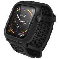 Чехол c ремешком Catalyst Impact Protection Case для Apple Watch S4 44mm чёрный
