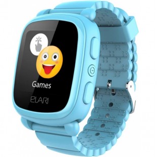 Детские часы-телефон Elari KidPhone 2 c GPS/LBS-трекером голубые оптом