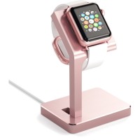Док-станция Satechi Aluminum Charging Stand для Apple Watch розовое золото (ST-AWSR)