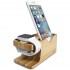 Док-станция Spigen Stand S370 для Apple Watch + iPhone бамбук (000ST20295) оптом