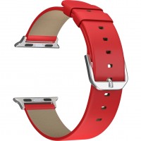 Кожаный ремешок LYAMBDA MINTAKA для Apple Watch 42/44 мм красный (DSP-14-44)