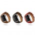 Набор ремешков 3 в 1 Rock Geniune Leather Watch Strap Set для Apple Watch 42 мм чёрных оптом