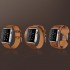 Набор ремешков 3 в 1 Rock Geniune Leather Watch Strap Set для Apple Watch 42 мм коричневых оптом
