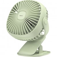 Портативный вентилятор Baseus Box clamping Fan с прищепкой зелёный (Tea Green)