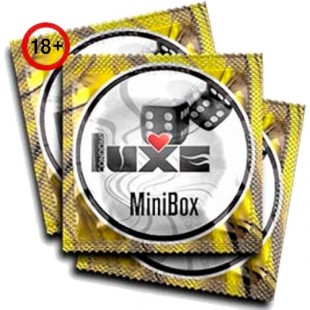 Презервативы Luxe Mini Box (3 штуки) Игра (Igra) оптом