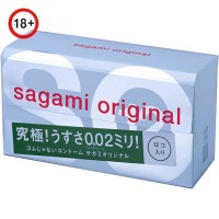 Презервативы полиуретановые Sagami Original 002 (12 штук) прозрачные