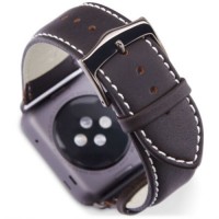 Ремешок Dbramante1928 Copenhagen Watch Strap для Apple Watch 42 мм Тёмно-коричневый/Серый космос