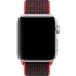 Ремешок Gurdini Nike Sport Loop для Apple Watch 38/40 мм красный/чёрный (Bright Crimson/Black) оптом
