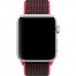 Ремешок Gurdini Nike Sport Loop для Apple Watch 42/44 мм красный/чёрный (Bright Crimson/Black) оптом