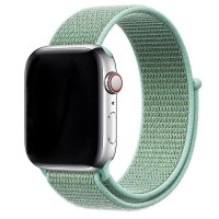 Ремешок Gurdini Sport Loop Nylon для Apple Watch 38/40 мм Морской зелёный (Marine green)