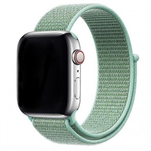 Ремешок Gurdini Sport Loop Nylon для Apple Watch 42/44 мм Морской зелёный (Marine green) оптом