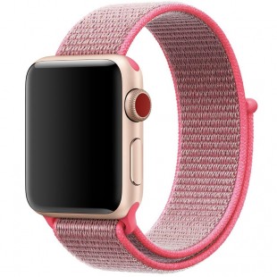 Ремешок Gurdini Sport Loop Nylon для Apple Watch 42/44 мм розовый (Pink) оптом