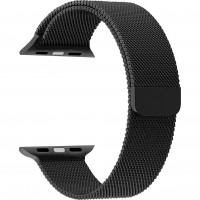 Ремешок LYAMBDA CAPELLA Миланское плетение для Apple Watch 38/40 мм чёрный (DS-APM02-40-BK)
