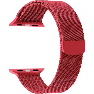 Ремешок LYAMBDA CAPELLA Миланское плетение для Apple Watch 38/40 мм красный Gules (DS-APM02-40-GS) оптом