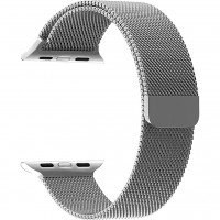 Ремешок LYAMBDA CAPELLA Миланское плетение для Apple Watch 38/40 мм серебристый (DS-APM02-40-SL)