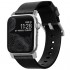 Ремешок Nomad Modern для Apple Watch 42/44 мм чёрный / серебристый оптом