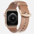 Ремешок Nomad Modern Slim для Apple Watch 38/40 мм светло-коричневый / золотистый оптом