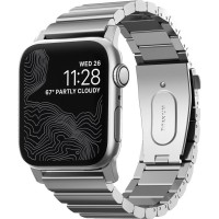 Ремешок Nomad Titanium Band для Apple Watch 42/44 мм серебристый (Silver Hardware)