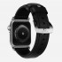 Ремешок Nomad Traditional для Apple Watch 42/44 мм чёрный / серебристый оптом