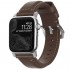 Ремешок Nomad Traditional для Apple Watch 42/44 мм темно-коричневый / серебристый оптом