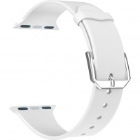 Силиконовый ремешок LYAMBDA ALCOR для Apple Watch 42/44 мм белый (S-APS08C-44-WT)