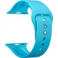 Силиконовый ремешок LYAMBDA ALTAIR для Apple Watch 38/40 мм голубой (DS-APS08-40-BL)