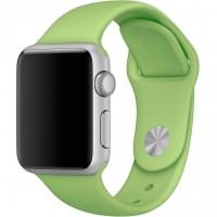 Спортивный ремешок Gurdini Sport Band для Apple Watch 38/40 мм зелёный (Green)