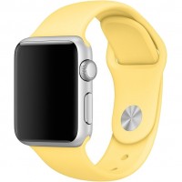 Спортивный ремешок Gurdini Sport Band для Apple Watch 38/40 мм жёлтый (Pollen)
