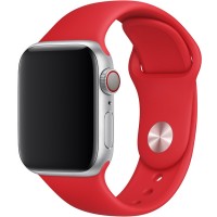 Спортивный ремешок Gurdini Sport Band для Apple Watch 42/44 мм красный