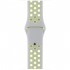 Спортивный ремешок Gurdini Sport Band Nike для Apple Watch 38/40 мм серый/салатовый (Gray/Volt) оптом
