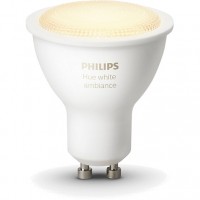Умная лампа Philips Hue White Ambiance GU10 (1 штука)