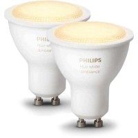Умная лампа Philips Hue White Ambiance GU10 (2 штуки)