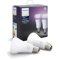 Умная лампа Philips Hue White and Color Ambiance E27 (2 штуки)