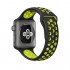 Умные часы Apple Watch Nike+ 38 мм, алюминий «серый космос», спортивный ремешок Nike «чёрный/салатовый» оптом