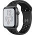 Умные часы Apple Watch Nike+ Series 4 44 мм, алюминий «серый космос», спортивный ремешок Nike цвета «антрацитовый/чёрный» оптом