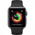 Умные часы Apple Watch Series 3 38мм, алюминий «серый космос», спортивный ремешок чёрного цвета оптом