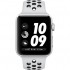Умные часы Apple Watch Series 3 42мм, серебристый алюминий, спортивный ремешок Nike цвета «чистая платина/чёрный» оптом