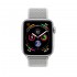 Умные часы Apple Watch Series 4 40 мм, серебристый алюминий, спортивный браслет цвета «белая ракушка» (Loop band) оптом