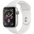 Умные часы Apple Watch Series 4 40 мм, серебристый алюминий, спортивный ремешок белого цвета оптом