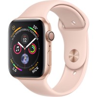 Умные часы Apple Watch Series 4 40 мм, золотистый алюминий, спортивный ремешок цвета «розовый песок»