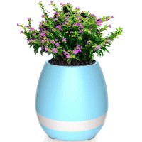 Умный музыкальный горшок Smart Music Flower pots голубой