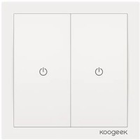 Выключатель Koogeek Two Gang Wi-Fi Enabled Smart Light Switch двухклавишный (KH02CN)
