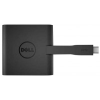 Адаптер Dell DA200 USB-C to HDMI/VGA/Ethernet/USB 3.0 (Black)