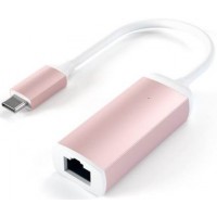 Адаптер Satechi Aluminium USB-C to Ethernet ST-TCENR (Rose Gold)