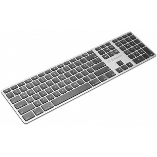Беспроводная клавиатура XtremeMac Bluetooth Keyboard XM-KEY-BT4-SLV без русской гравировки, раскладка AZERTY (Silver) оптом