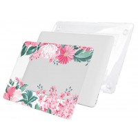 Чехол накладка пластиковая i-Blason Cover для Macbook Pro 13 A1706/A1708 (Pink Floral)