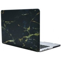 Чехол-накладка пластиковая i-Blason для Macbook Pro Retina 15 (Black/Gold Marble)